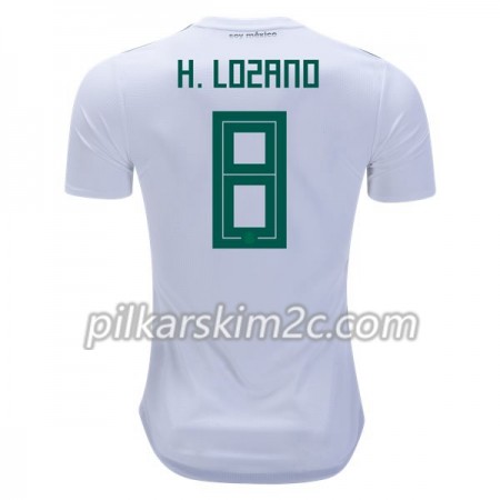 Koszulka Meksyk H.Lozano 8 Precz Mistrzostwa Świata 2018 - Koszulki Piłkarskie